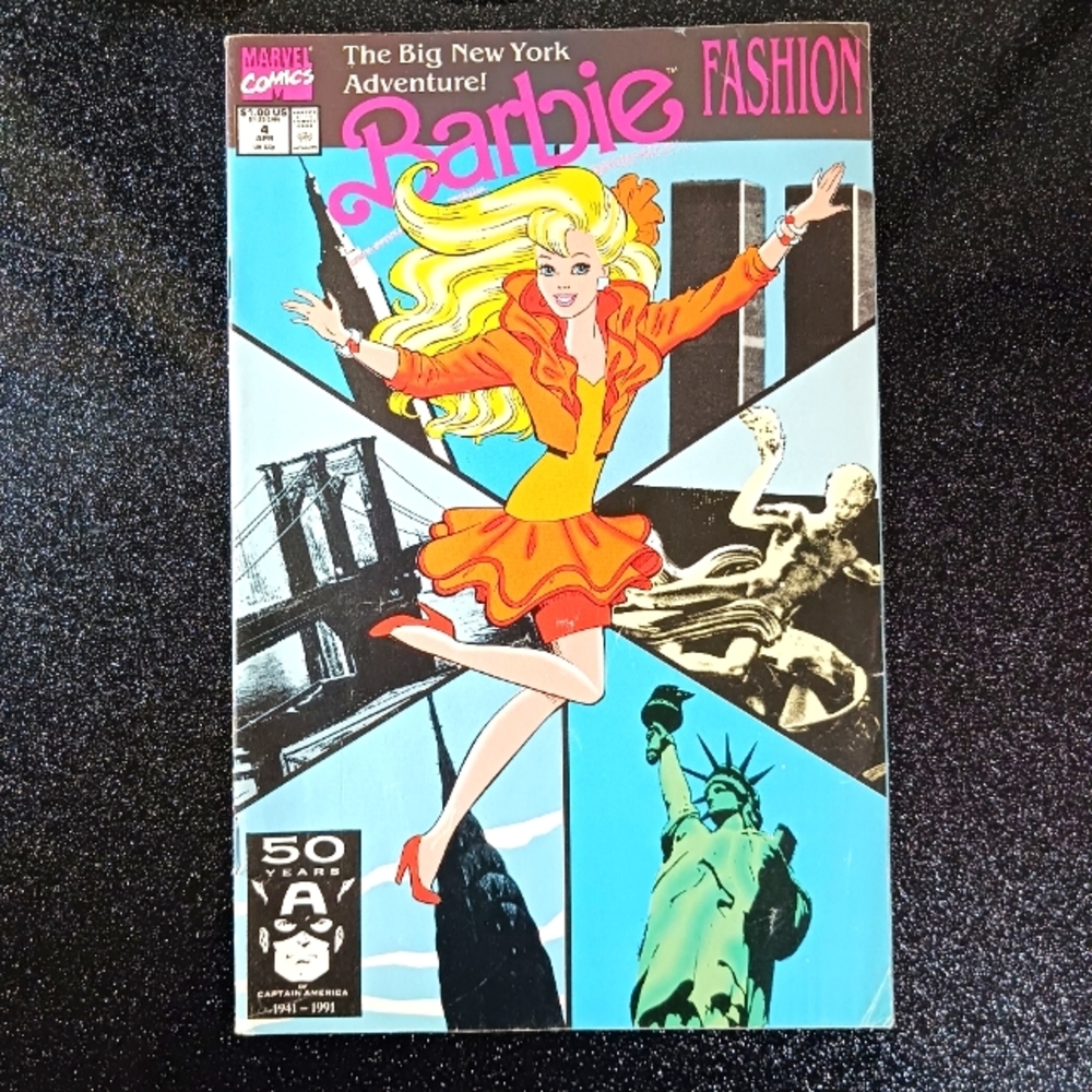Vintage Barbie Fashion Comic Book. Vol. 1. No. 4. April 1991.